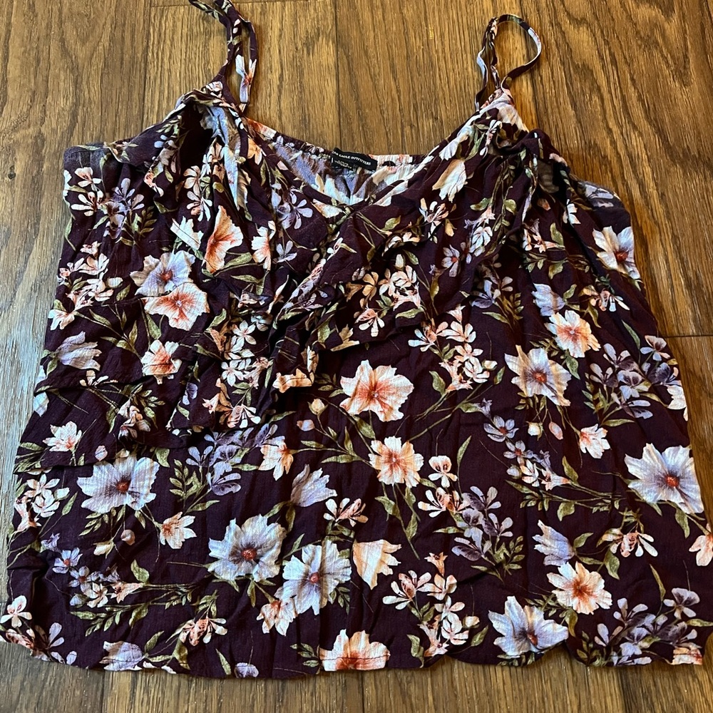 Floral tank top